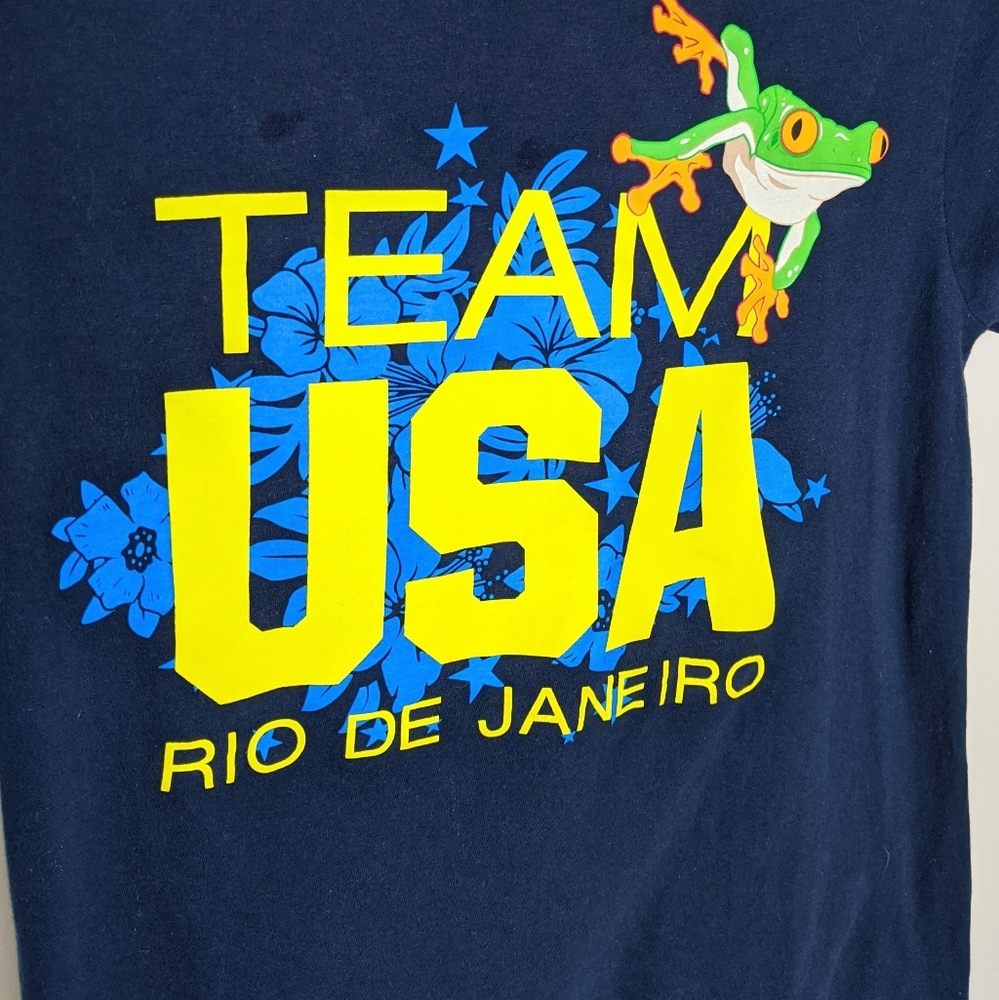 Womens M Tshirt Olympics 2016 Rio USA Shir